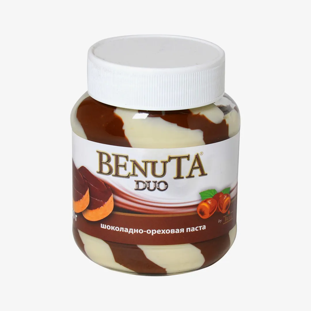 Паста Benuta Duo шоколадно-ореховая, 350 г