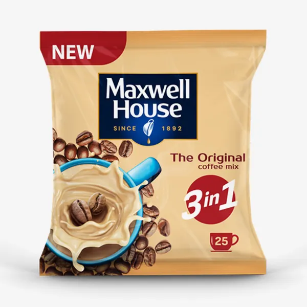 Кофейный напиток Maxwell House Ориджинал 3 в 1, блок 18 г