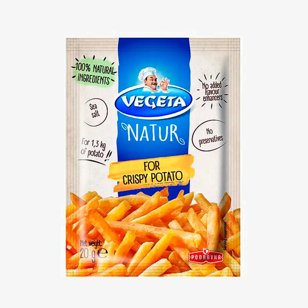 Приправа Vegeta Natur для картофеля фри, 20 г